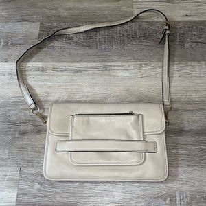 Marc Jacob New York  cream shoulder crossbody bag